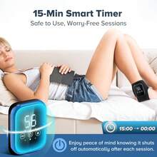 Electric Foot And Ankle Massager, Foot Heating Massage Device, Vibration Massage, Ligament Protection, Heating Guard, Specifically For Plantar Fasciitis, 2000mAh - Multicolor - View 7