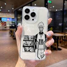 Funda para Teléfono: Funda Transparente Suave con Personajes de Anime Populares Shidou y Ryuusei Compatible con Apple  17 Air 16 16e 15 14 13 12 Mini 11 Pro Max X XR XS Max 8 7 Plus - Color mixto 1 - Ver 2