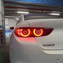 4件組愛心像素汽車貼紙，防水可移除車用保桿貼紙，個性化自黏式汽車車窗貼花，適用於大多數車款 - A - 查看 7