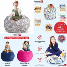 Toy Storage - Floral Gray - View 1