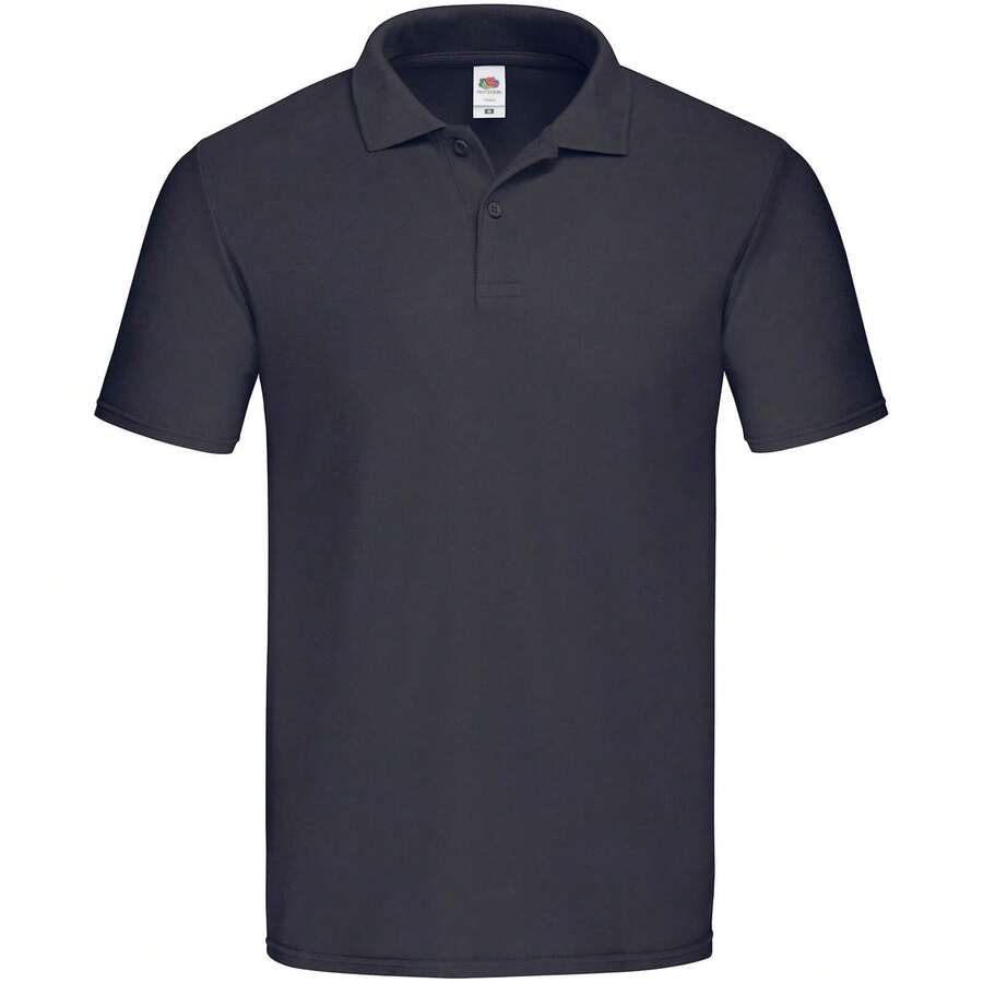 Fruit Of The Loom Mens Original Polo Shirt - Deep Navy - View 1