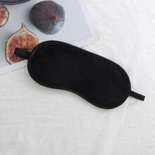 Solid Color Minimalist Crystal Super Soft Short Plush Light-Blocking Sleep Eye Mask For Aviation, Outdoor, Student Nap, Makeup And Eye Protection - Multicolor - View 9