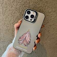 Una funda elegante para teléfono no incluye un cordón ni un soporte. Funda con diseño de árbol de Navidad para 17 Pro, 16, 15, 14, 13, 12, 11 Pro Plus, funda negra y plateada a prueba de golpes, regalo de Navidad para mujer. - Negro - Ver 1