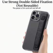 1pc Adhesive Phone Push-Pull Stand Anti-Slip Drop Portable Wrist Strap Anti-Slip, Anti-Fall Multifunctional Desktop Support - Multicolor - View 12