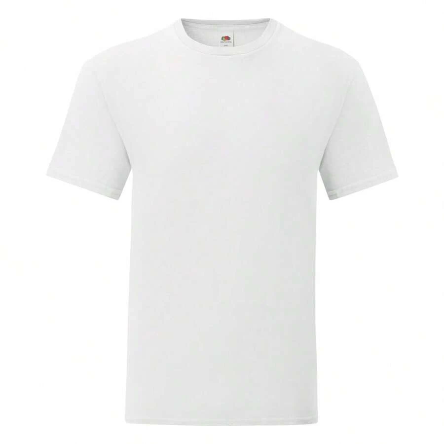 Fruit Of The Loom Mens Iconic T-Shirt - White - View 1
