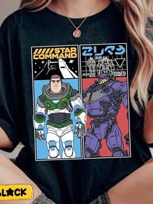 Women T-Shirts - 黑色 - 查看 1