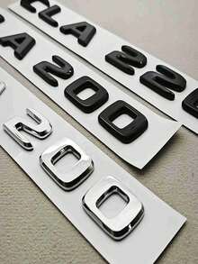 3D ABS 車用字母標誌 CLA18O CLA200 CLA 220 CLA250 CLA260 4MATIC 後車廂徽章貼紙 適用於 C118 W117 - CLA220 - 查看 4