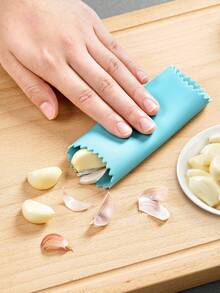 Garlic Peeling Tool, Garlic Peeler, Kitchen Manual Garlic Head And Clove Peeler, Silicone Peeler - Multicolor - View 1