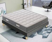 MATERASSIEDOGHE Memory Foam Mattress, 21 Cm Height, 5 Cm Thermal Memory, 9 Comfort Zones, Medium/Firm Support, Pressure Point Relief System - 白色 - 查看 1