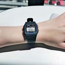 Casio 極簡休閒數位卡西歐手錶，全自動日曆 LED 背光 30M 防水百搭男女正裝手錶 - 均碼 - 查看 8