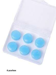 12pcs Reusable Silicone Earplugs, Waterproof, Noise-Reducing, Suitable For Swimming, Moldable, Sleep Protection - A - View 8