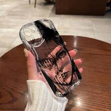 Funda para teléfono: Funda de gigante enmascarado de anime para 17 16e 16 15 14 13 12 11 Pro X XR XSMAX 8 Plus, cubierta trasera de TPU suave anticaídas - Colores mezclados - Ver 3