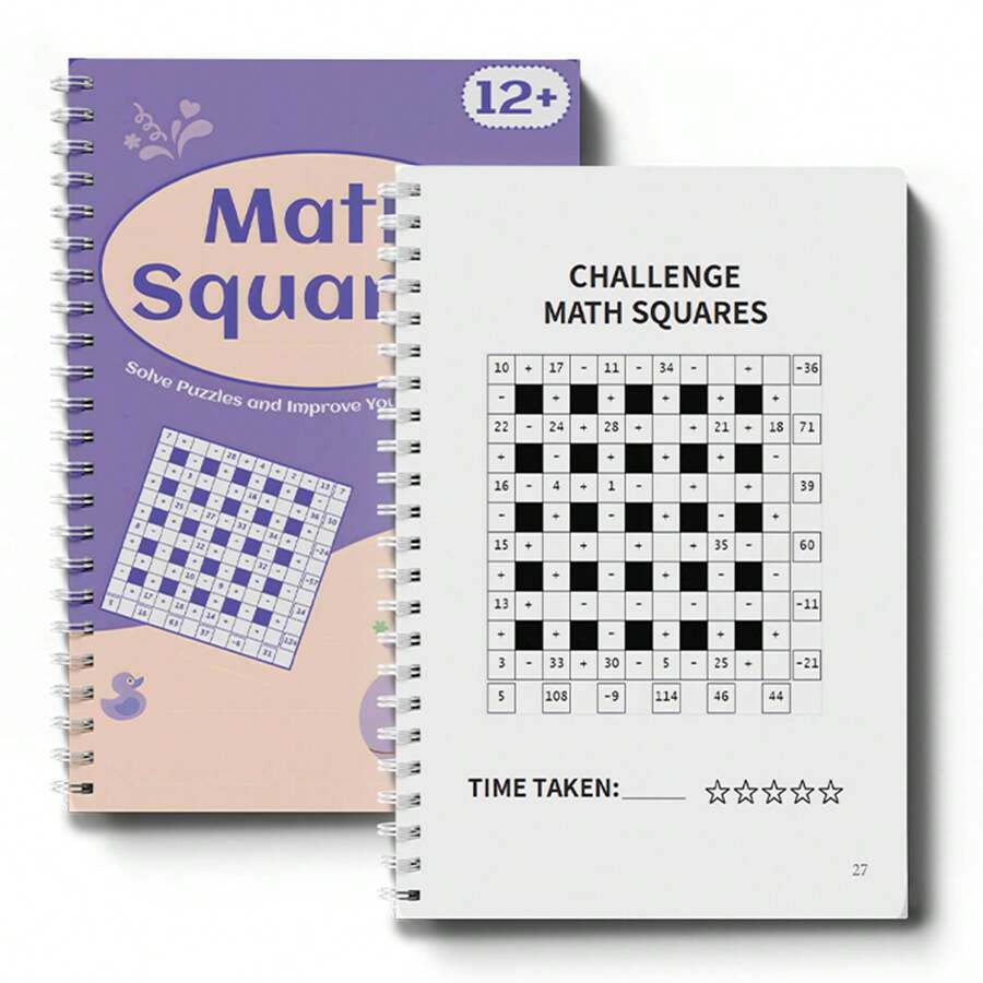 Children's Daily Math Workbook, Addition, Subtraction, Multiplication Or Division Exercises, Help Improve Mental Math Ability, Number Sense And Calculation Skills. Back To School - 彩色 - 查看 1