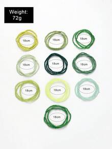 30PCS Bohemian Style Seed Bead Beaded Bracelets Gradient Color Multi-Layer Bracelet Set Decorative Accessories (Dyeing Process May Result In Slight Color Variations Between Batches) - Colorful - View 6