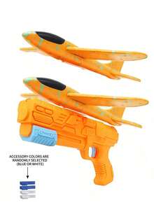 1pc Foam Airplane Launcher, Outdoor Interactive Catapult Glider - Multicolor - View 14