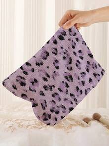 1pc Portable Cosmetic Storage Bag Animal Leopard Print Double-Sided Printed Travel Zipper Makeup Pouch Multi-Functional Toiletry Organizer Bag - Multicolor - View 6