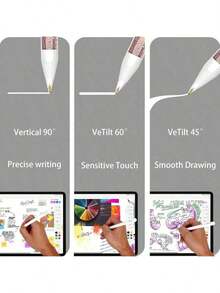 1/3/4/6/9pcs Replacement Tips, Compatible With Apple Pencil 1/2nd Generation, Tips Compatible With IPad Pro Pencil 2/1st Generation - Multicolor - View 3