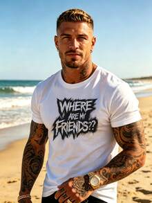 Men T-Shirts - White - View 2