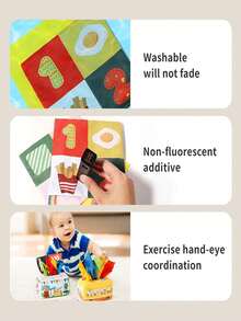 1PC Kids Tissue Pulling Toy With Rustling Sound Early Learning Toy For Color And Hand Training Great For Indoor Games And Parent-Child Time - Multicolor - View 7