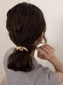 4/10/20/50 Stück Damen Haargummis mit hoher Elastizität, süßes Kaninchen-Design, vielseitig und einfach, geeignet für den täglichen Gebrauch, Muttertagsgeschenk, Pferdeschwanz-Haarbänder, Gummibänder - Verschiedenfarbig - Übersicht 9