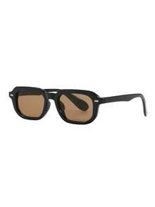 1PC/2PCS Women's Sunglasses New Style Personalized Retro Premium Texture Casual Street Style Outdoor Sun Protection Commute Outfit Beach Vacation Outfit Versatile Essential - Multicolor - View 5