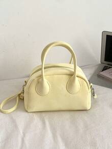 1pc This Stylish Solid-Color Mini Handbag, A Shoulder Bag Or Crossbody Bag, Meets Basic Storage Needs And Is The Perfect Gift For Teenagers. - Multicolor - View 12