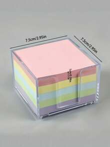 400 Sheets 4 Books Square Sticky Notes And 1 Sticky Note Box, Self-Adhesive Memo Sticky Notes, Suitable For Office, School And Home Use, Suitable For Office, School And Home Organization, Back To School Gift, Back To School Gift Set School Supplies - A - View 1