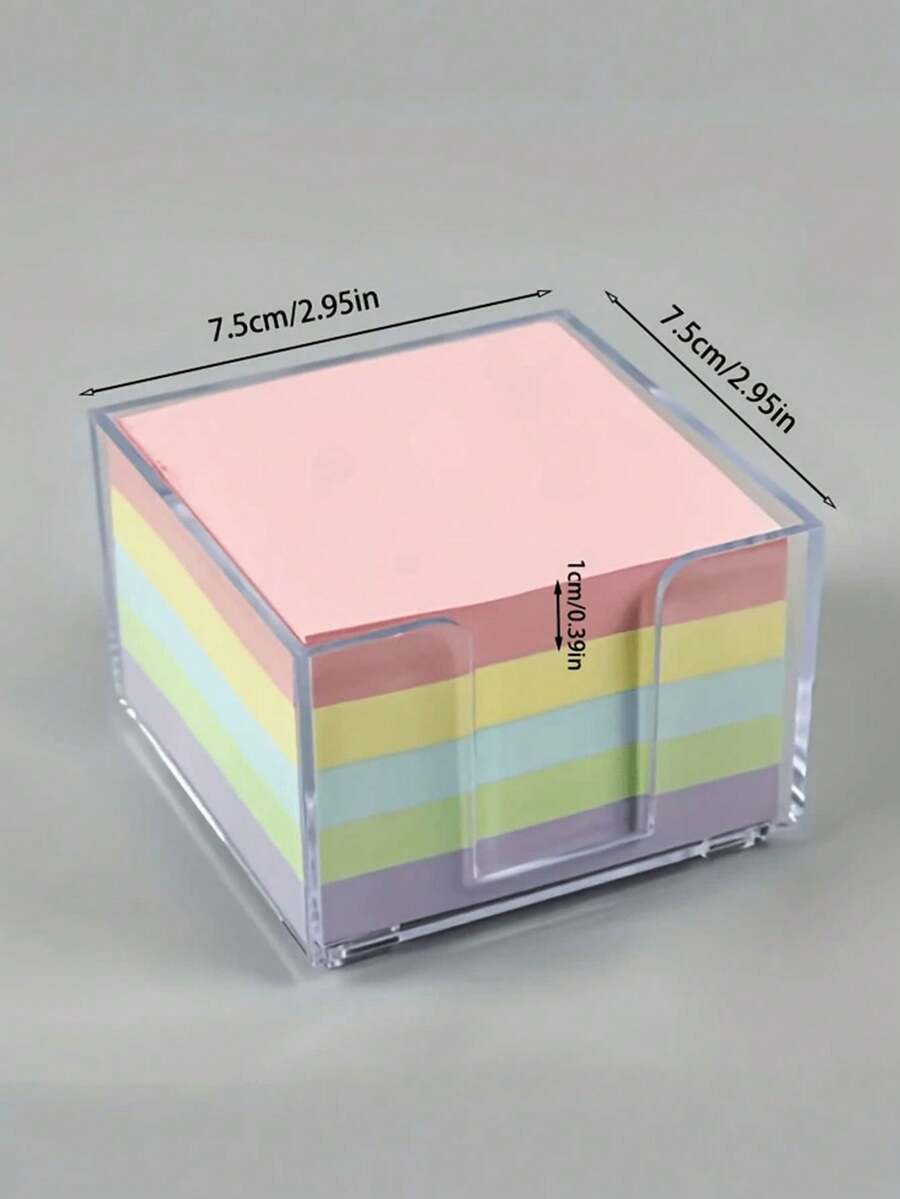 400 Sheets 4 Books Square Sticky Notes And 1 Sticky Note Box, Self-Adhesive Memo Sticky Notes, Suitable For Office, School And Home Use, Suitable For Office, School And Home Organization, Back To School Gift, Back To School Gift Set School Supplies - A - View 1
