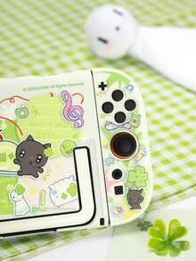 GeekShare Lucky Memo Cute Print Protective Case For Switch2 Console, Scratch-Resistant Shockproof Hard Shell Game Console Case - View 4