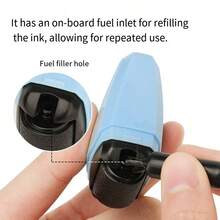 Confidentiality Stamp Roller Pen For Express Delivery Labels, Personal Privacy Protection, Anti-Leakage Scrambled Code Eraser, Password Protection Cover-Up - A - View 9