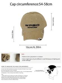 Topi Baseball Hip Hop Wanita Lembut dengan Motif Kamuflase Lusuh, Topi Baseball Gaya Jalanan Retro Amerika, Topi Pelindung Matahari Musim Panas yang Keren dan Serbaguna - WPSO Atap Rusak - View 4