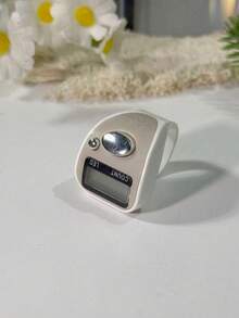 Máy đếm vòng điện tử LED phát sáng màu tương phản, reset một phím, chống chạm nhầm, đếm im lặng, màn hình số độ phân giải cao, tiêu thụ điện năng thấp, thời lượng pin dài, chống trượt, thiết kế tối giản màu macaron tương phản nhẹ nhàng, công cụ đếm cầm tay cho nữ hành giả/sinh viên/blogger đồ thủ công, phù hợp tụng kinh Phật ban đêm/thiền yoga/chạy bộ đêm/điểm danh lớp học/đếm sản phẩm thủ công/thống kê lưu lượng khách vào cửa hàng - Nhiều màu - Xem 4