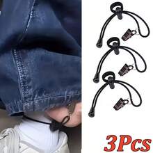 1Pc/2/3/4/5/6/7/8/9/10Pcs Invisible Pant Leg Clips, Invisible Shortening Fixing Clips, Adjustable Pant Leg Shortener Buckles, Prevent Pants From Dragging On The Ground, Seamless Hidden Hook And Eye Design - Multicolor - View 14