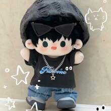 10cm/20cm Doll Clothes Suit Collection,Hip Hop Fashion Style Outfit Sets,Doll Clothing For Dressing Up,Cute Stuff,Clothes For Stuffed Animals Plushies,Party Favors,Birthday Gifts(Doll Not Included) - Multicolor - View 7