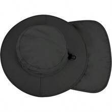 Sombreros de sol para hombres y mujeres, sombrero de de proteccin UPF50+ sombrero de pesca de ala ancha con solapa para el cuello, sombreros de cubeta para playa y senderismo - Mangas negras + 1 - Ver 5