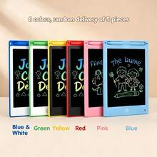 4/6/12pcs LCD Writing Tablet - Electronic Doodle Drawing Board For Messages, Calculations And Creative Writing - Erasable, Portable - Multicolor - View 16