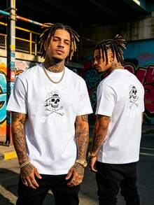 Casual 108% Cotton Unisex Top For Training Daily Sports Daily Scene - White - View 2