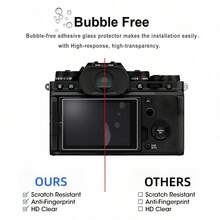 3片裝 鋼化玻璃螢幕保護貼 適用於 Fujifilm X100V/100VI/XT-4，9H高硬度、HD無氣泡、相機配件、螢幕保護貼、戶外拍攝設備、無縫設計、HD耐用螢幕保護貼 - 查看 7