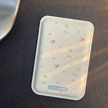 INS Tempat Kartu Telepon Beruang Lucu Kompatibel Dengan iPhone 11/12/13/14/15/16/17 Pro Sarung Kartu Magnetik Stiker Belakang Kulit PU - MultiWarna - View 5