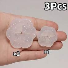 3/5/8Pcs Silicone Clothing Clips, Waist Tightener, Suitable For T-Shirts And Dresses, Multi-Functional Shirt Fixing Straps With Floral And Solid Color Pattern Design, Enhancing Daily Wear And Party Elegance - Multicolor - View 28