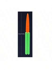 New 3D Printed Glow-In-The-Dark Carrot Knife - 3D Printed Glow-In-The-Dark Plastic Model Cool Gift, Reflecting Demon Couple Game Cat Gift, Girls Game Men's Game Ess Ball Birthday Gift Holiday Gift Perfect Gift - Multicolor - View 8