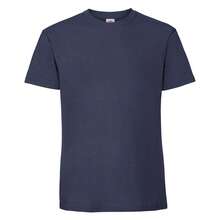 Fruit Of The Loom Mens Iconic Premium Ringspun Cotton T-Shirt - Deep Navy - View 1