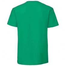 Fruit Of The Loom Mens Ringspun Premium T-Shirt - Kelly Green - View 2