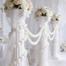 22pcs Pearl White Decorative Flower Wreath, White Faux Pearl Balls, White Artificial Pearls, Suitable For DIY Crafts, Home Decor, Staircase, Wedding, Christmas Tree, Wreaths, Party Decoration - View 4