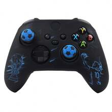 Football Theme Tabletop Game Accessories Trophy Pattern Handle Skin Sticker Compatible With Xbox Series X Wireless Controller RALAN 1pc Controller Protective Shell + 2pcs Customized Joystick Caps - View 13