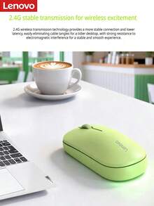 Lenovo Advanced Dual-Mode Ergonomic Wireless Mouse Designed To Improve Gaming And Office Efficiency. It Provides Ultra-Low Latency 2.4GHz Wireless Connection, Equipped With High DPI Sensor - View 6