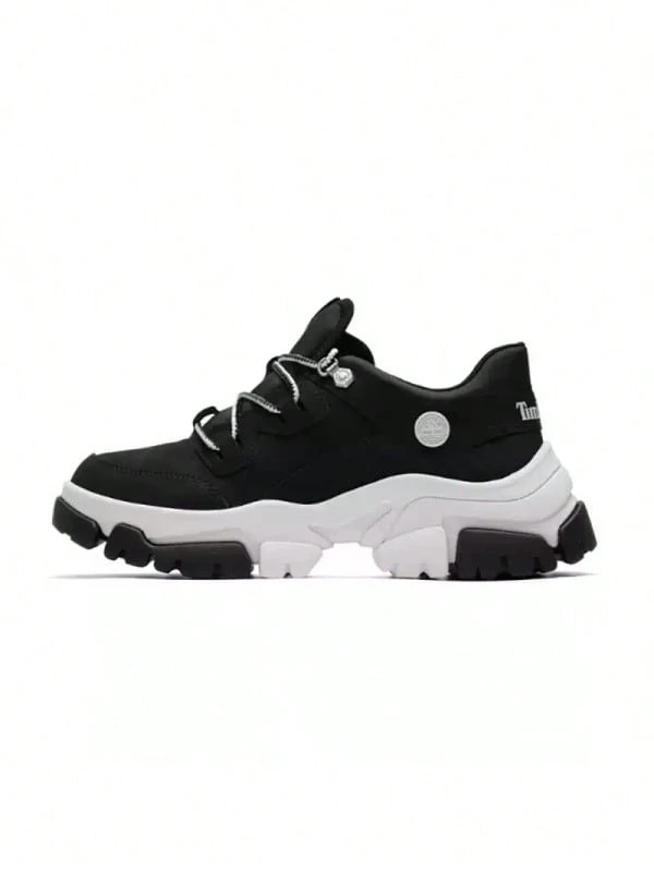Timberland New Outdoor Breathable Non-Slip Versatile Retro Panda Women's Sports Casual Shoes - Black and White - View 1