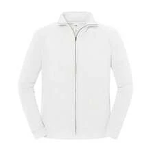 Fruit Of The Loom Unisex Adult Iconic Premium Sweat Jacket - White - View 1
