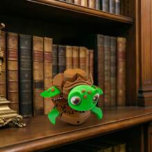 Cartoon Stress Relief Turtle 3D One-Piece Printed Toy Ornament, Exquisite Spotted Skin Texture, Multiple Poses, Home Entrance Soft Decoration, Auspicious Meaning Holiday Gift Craft, Children's Day Gift Holiday Souvenir - Multicolor - View 3
