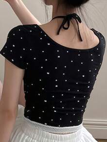 Women Tops - Black - View 5